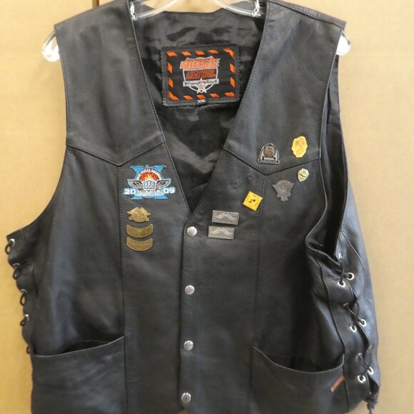Interstate Leather Vest - Men's size XXL - Picture 1 of 14